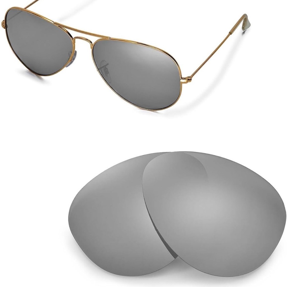 Walleva Polarized Replacement Lenses Ray-Ban Aviator RB302562mm